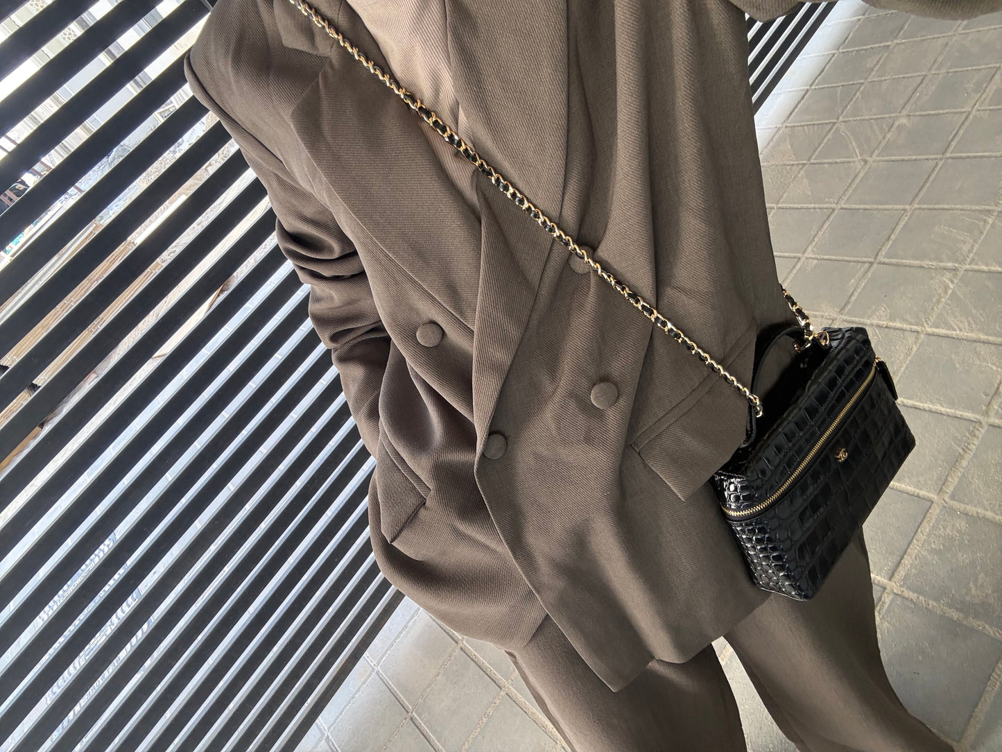 Military Linen-Blend Suit – Graphite Grey