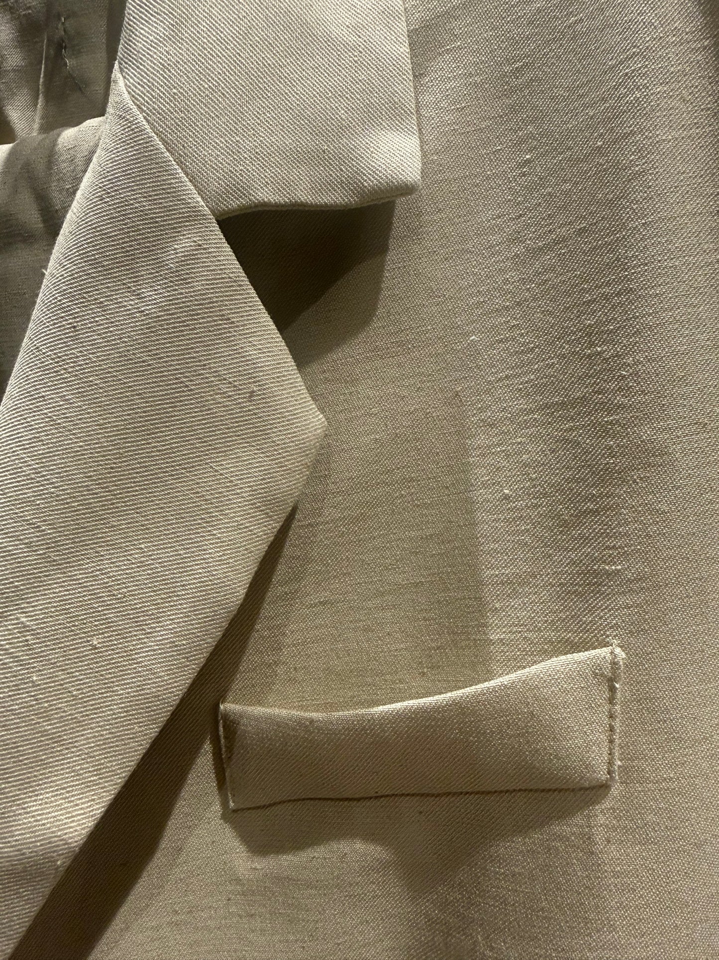 Linen Suit – Muted Pistachio