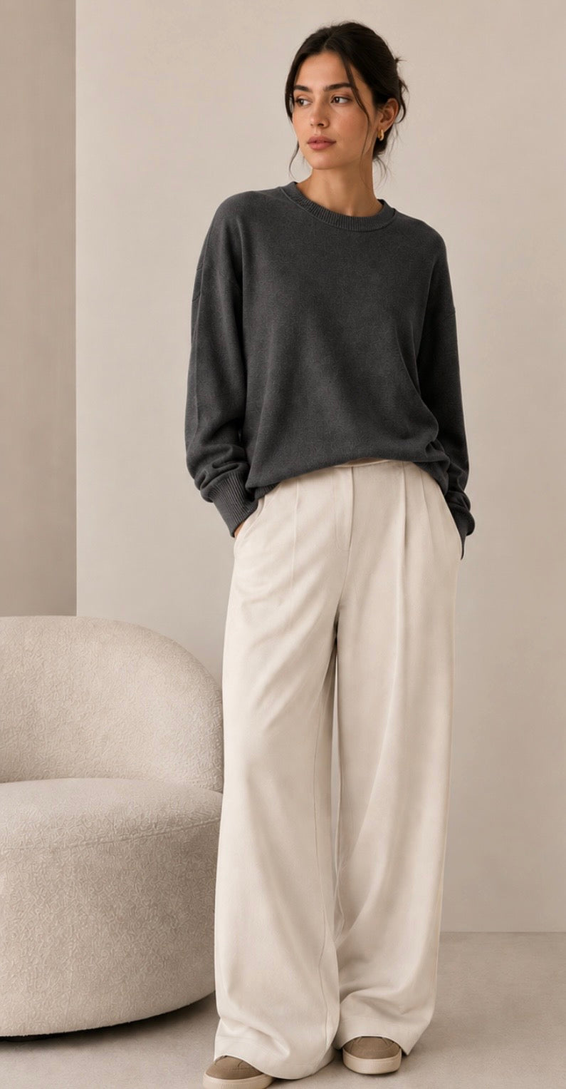 Soft sweater - grey
