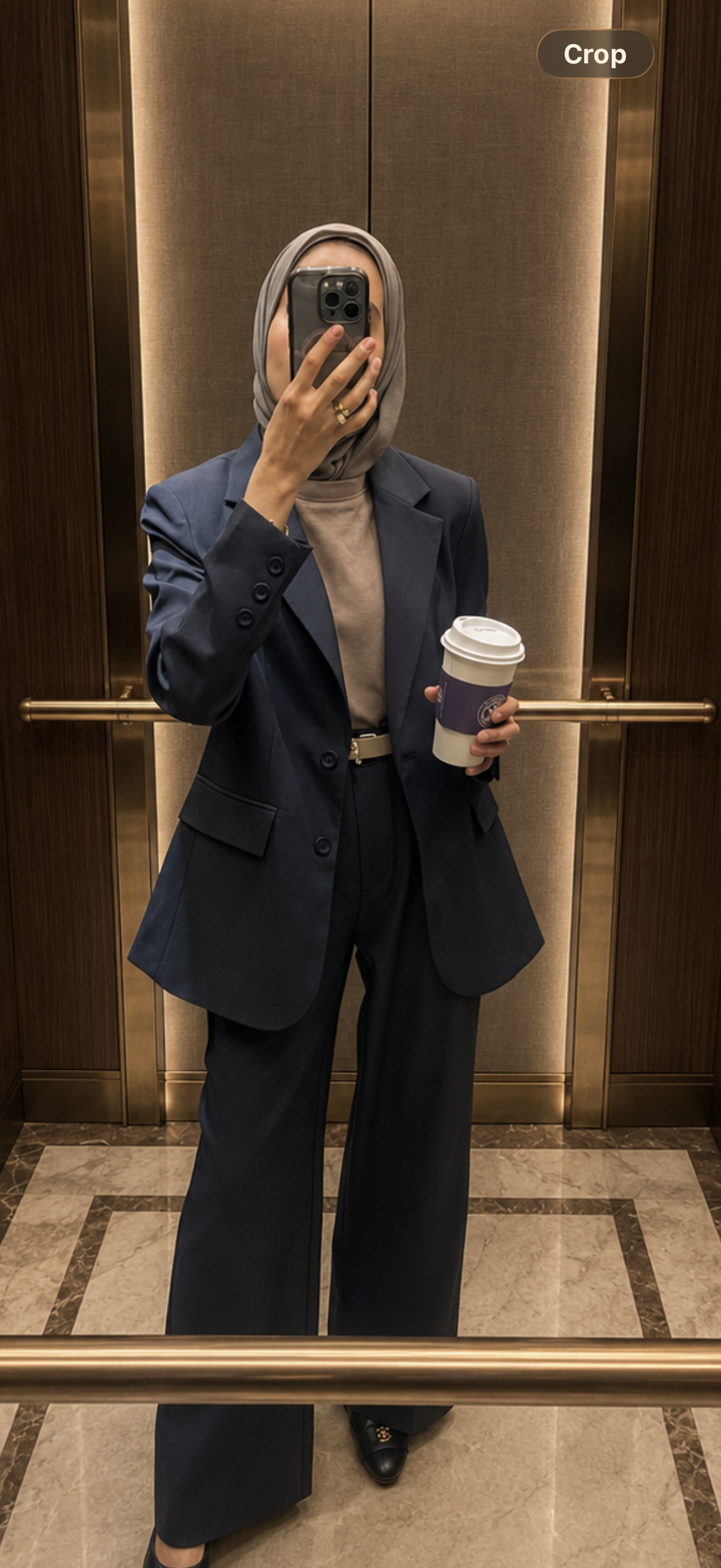 Tailored Two-Piece Suit – Charcoal Grey