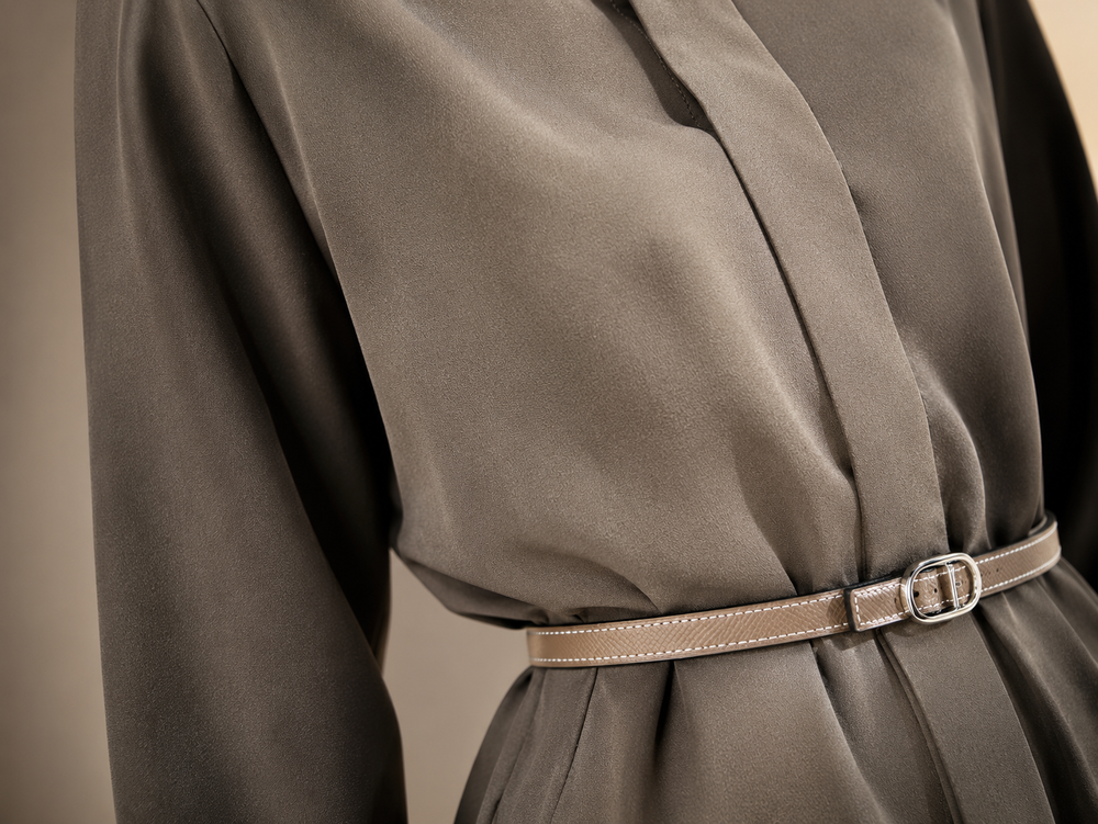 Crepe Shirt & Pants Set – Moss Olive