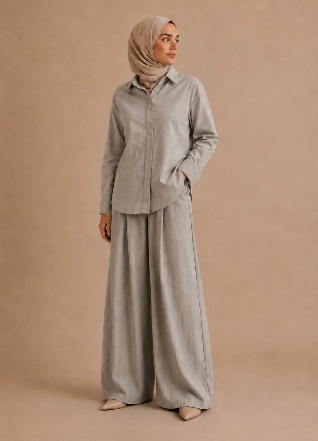 Set - Matte Silver Silk