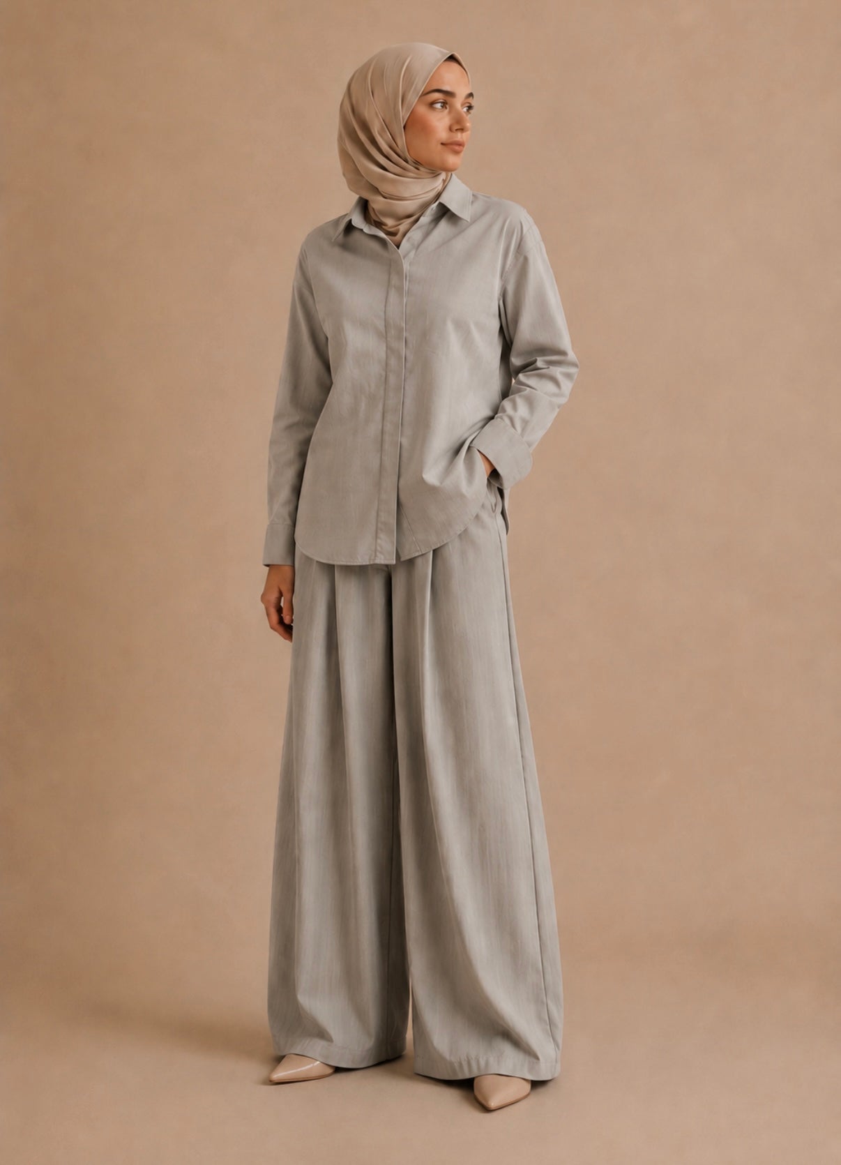 Set - Matte Silver Silk