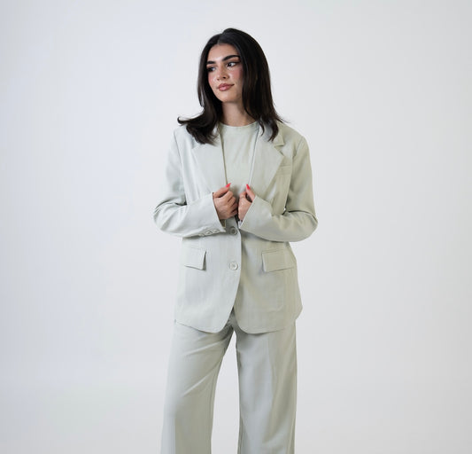 Three-Piece Suit – Pistachio Cream
