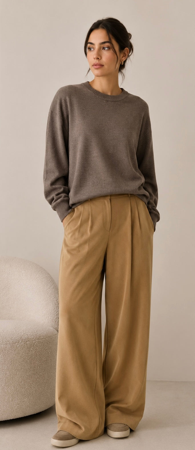 Soft sweater - mushroom