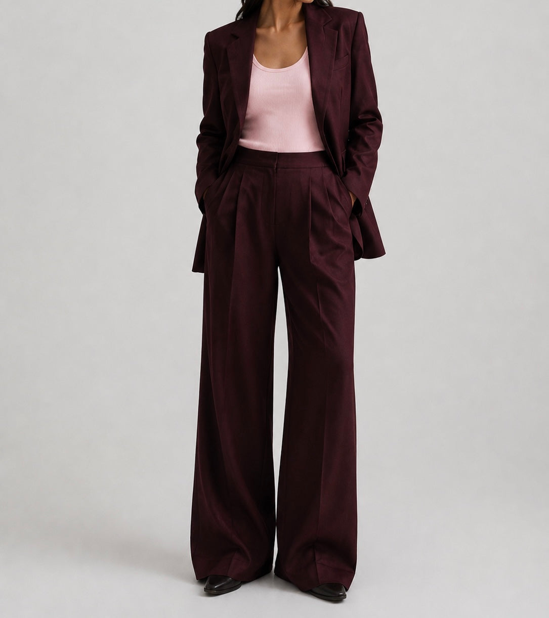 Two-piece-suit burgundy ￼