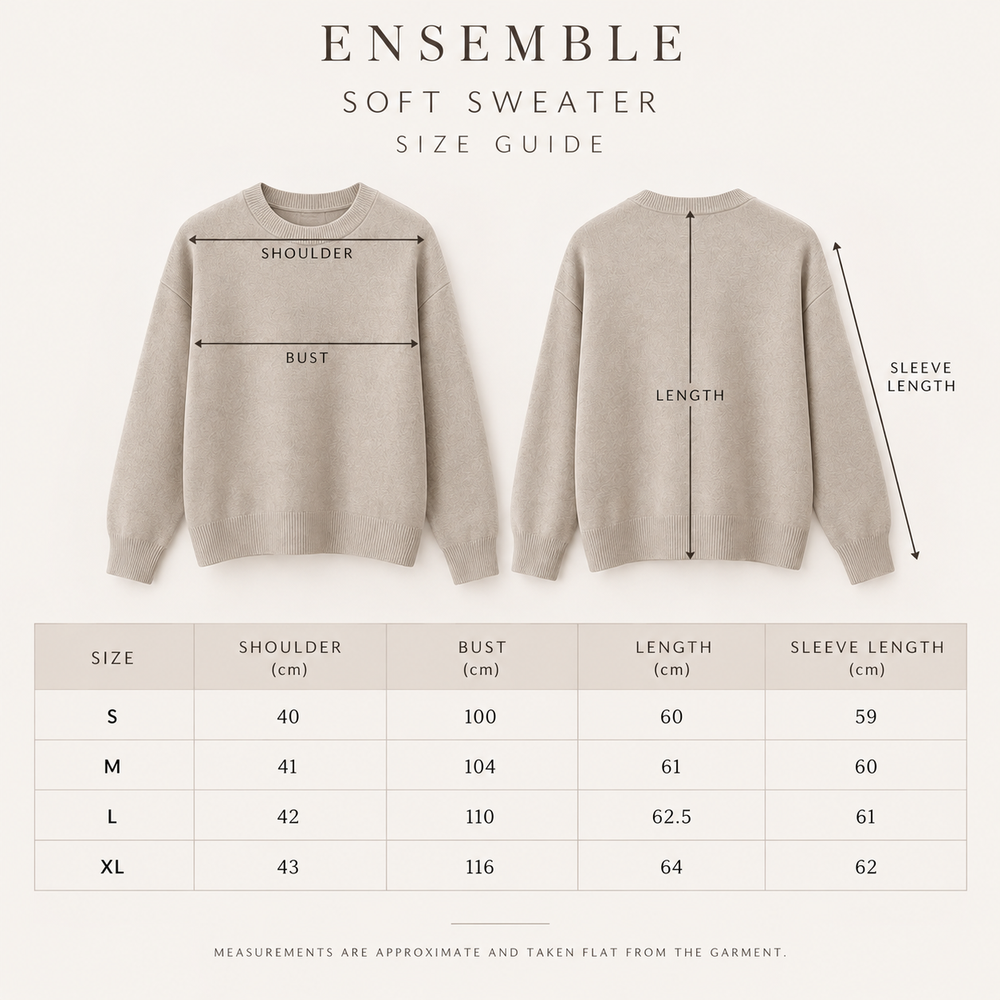 Soft sweater - beige