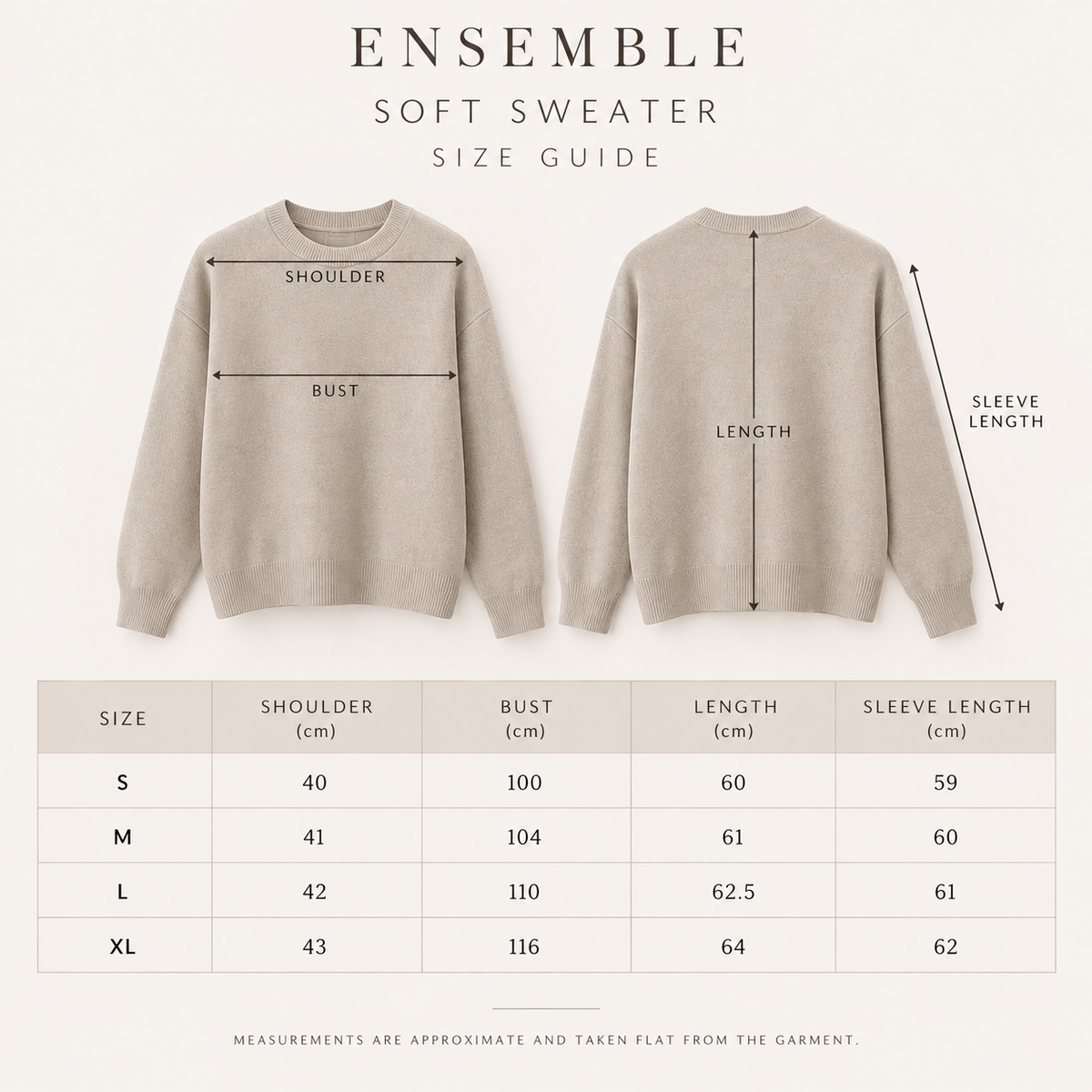 Soft sweater - beige