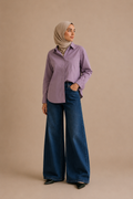 Shirt - dusty mauve