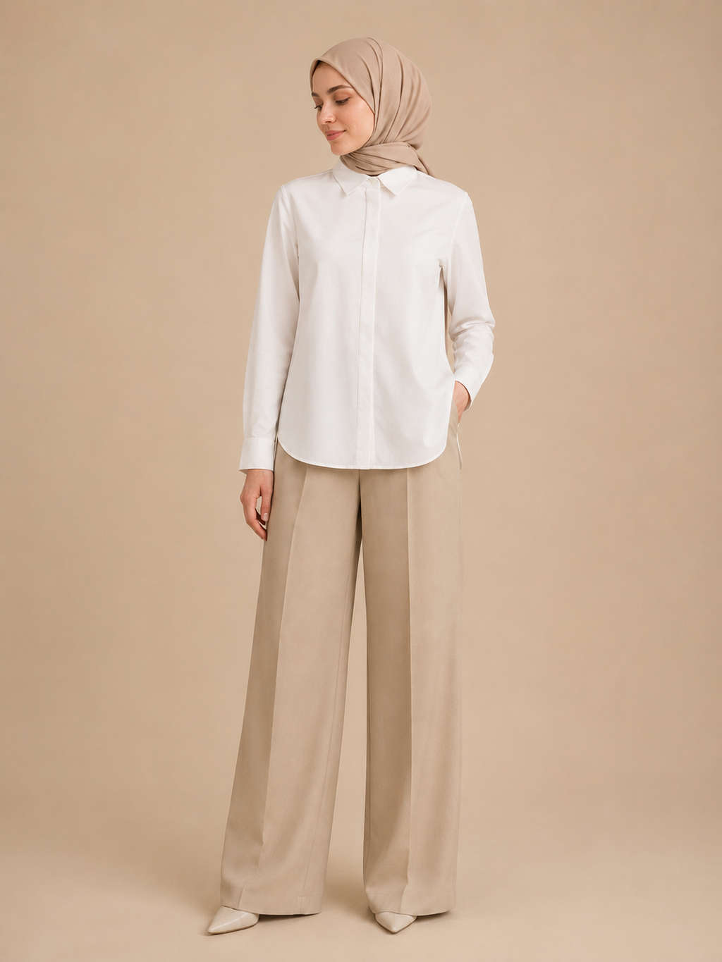 Pants - beige