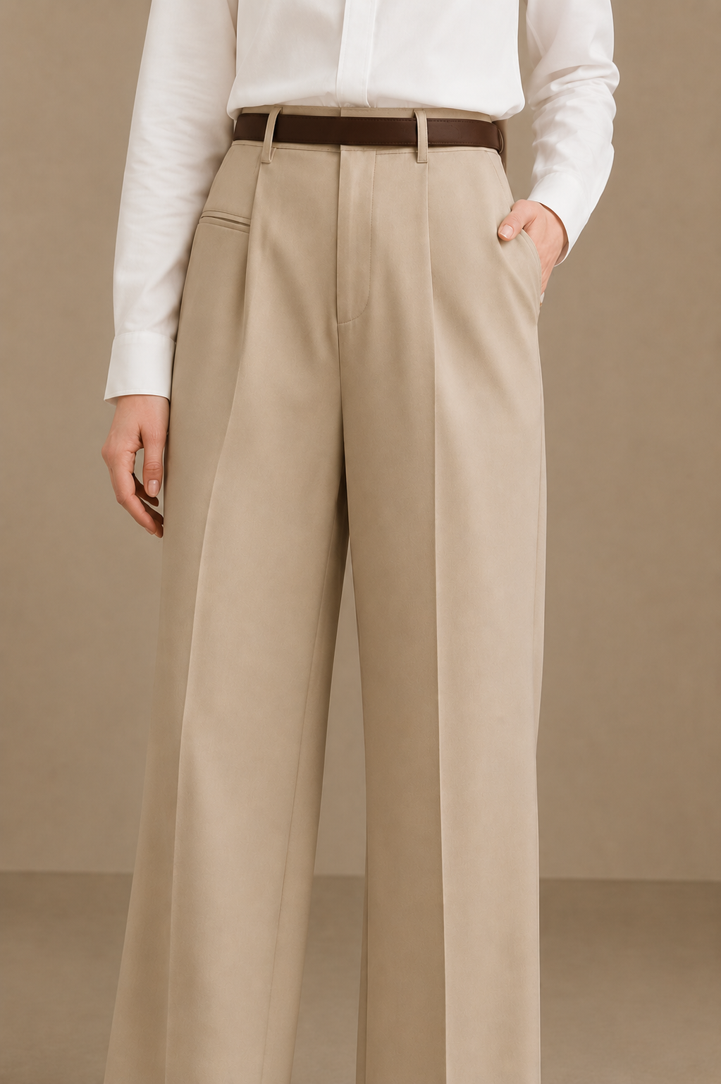 Pants - beige