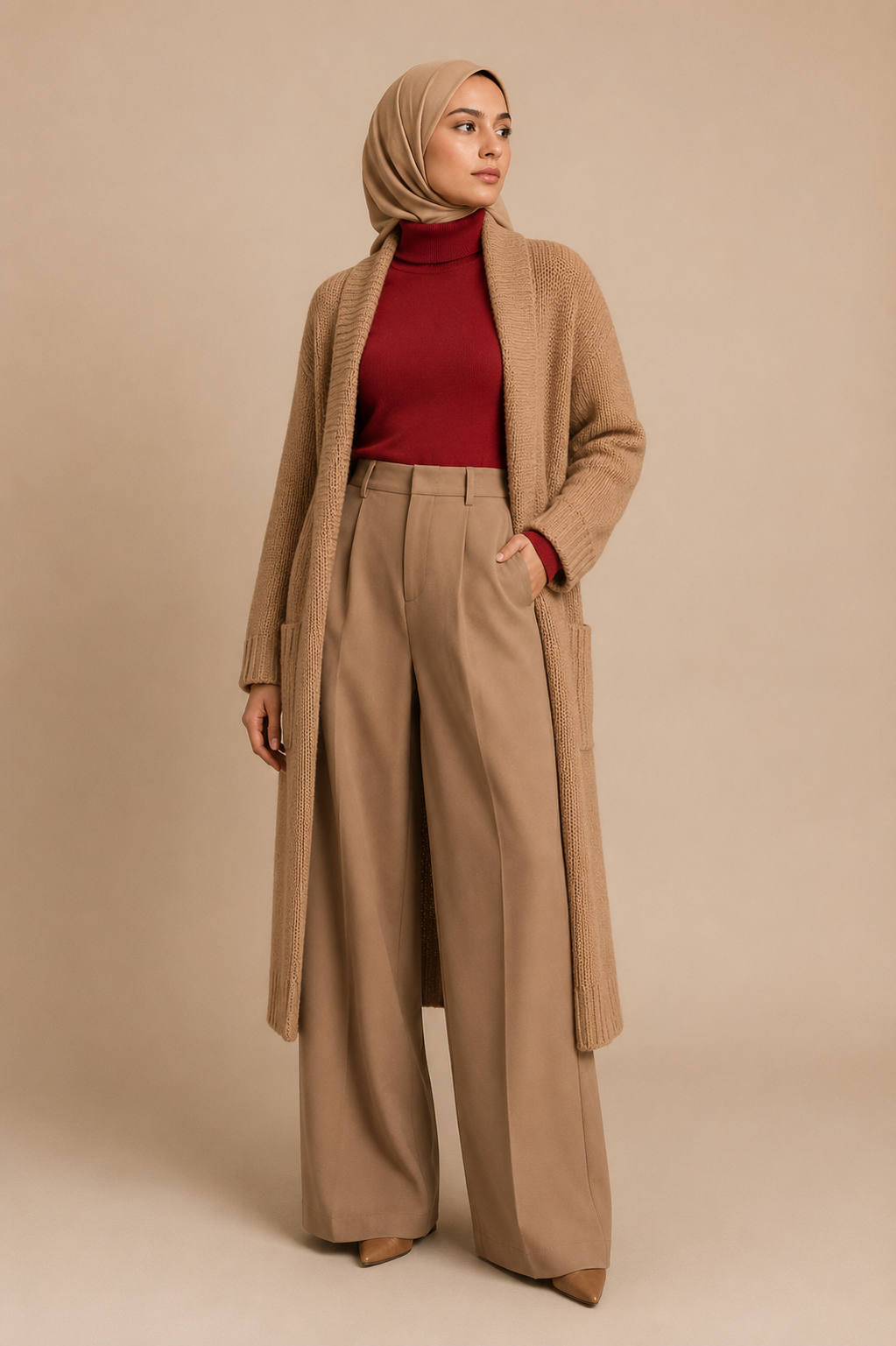 Pants - camel