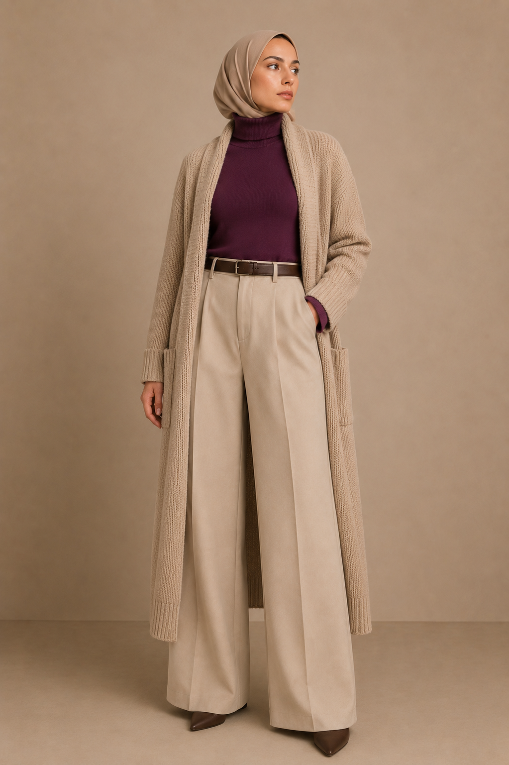 Pants - beige