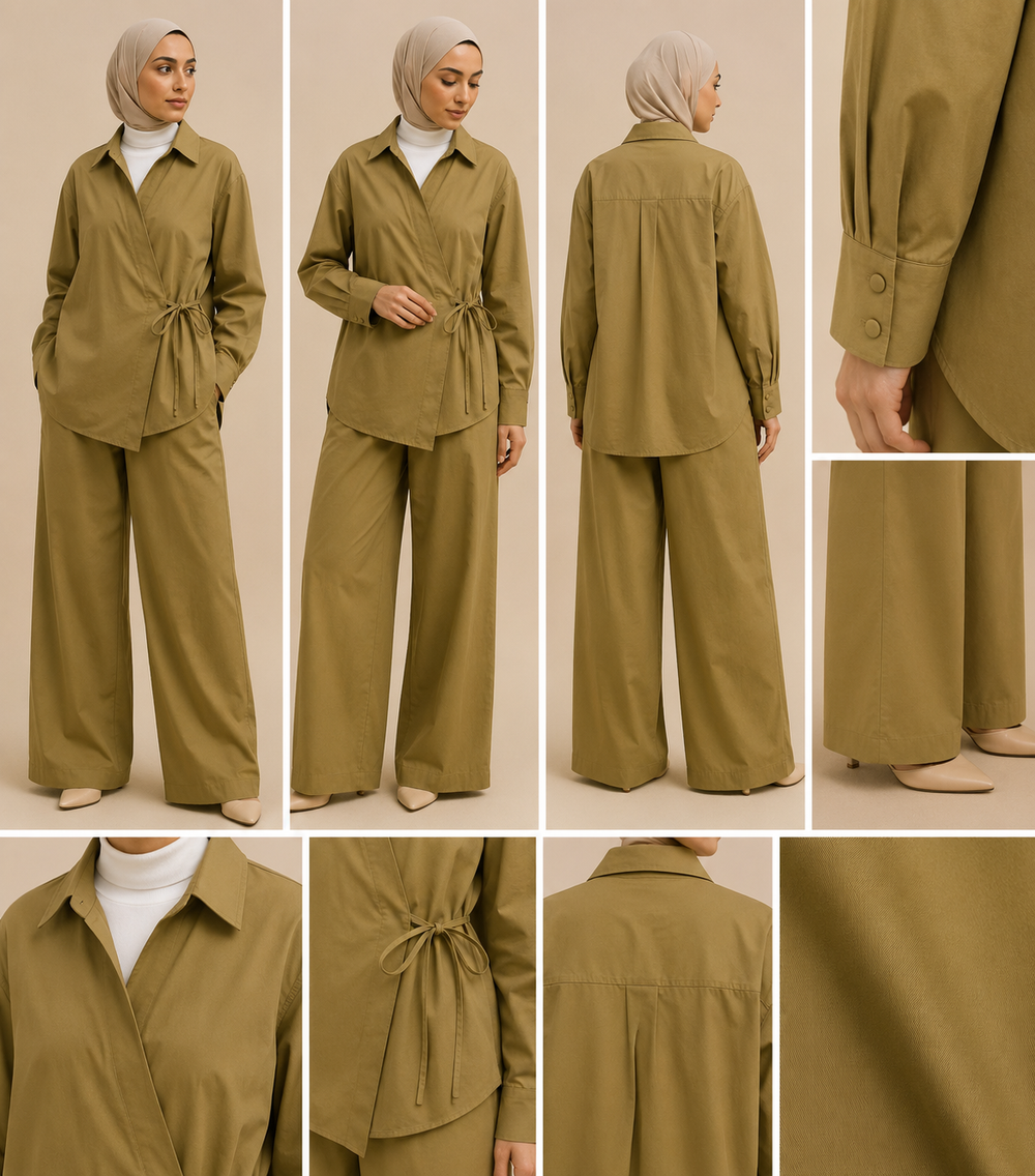 Poplin Cotton Set – Technical Khaki