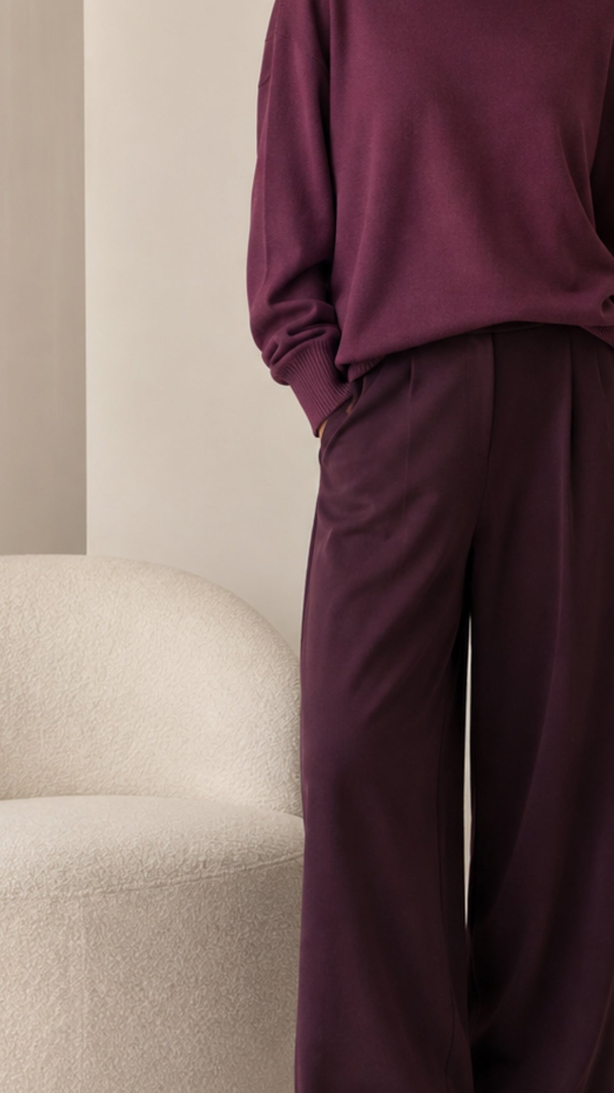 Pants - Deep Plum