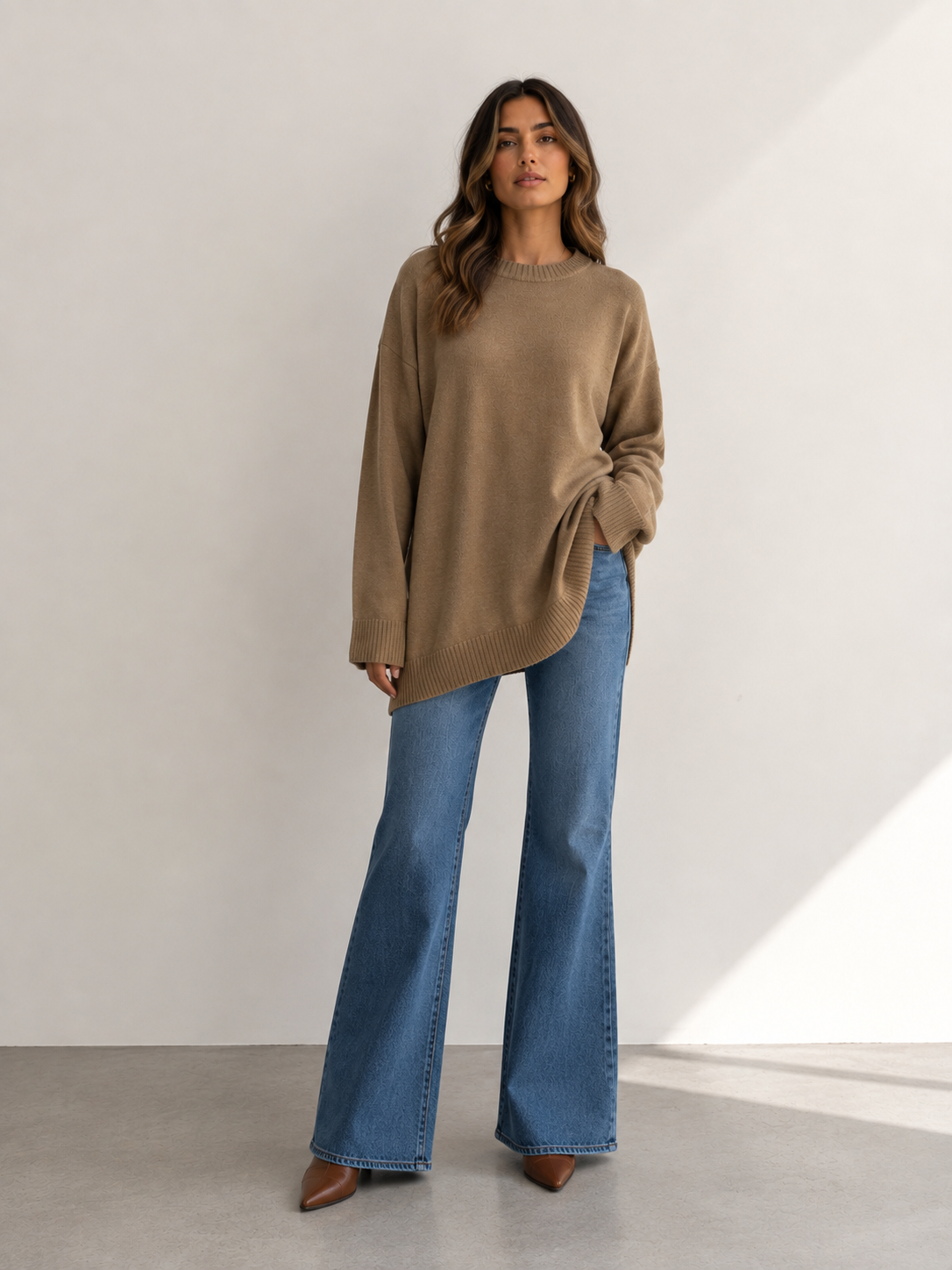 Long jumper - Light Camel