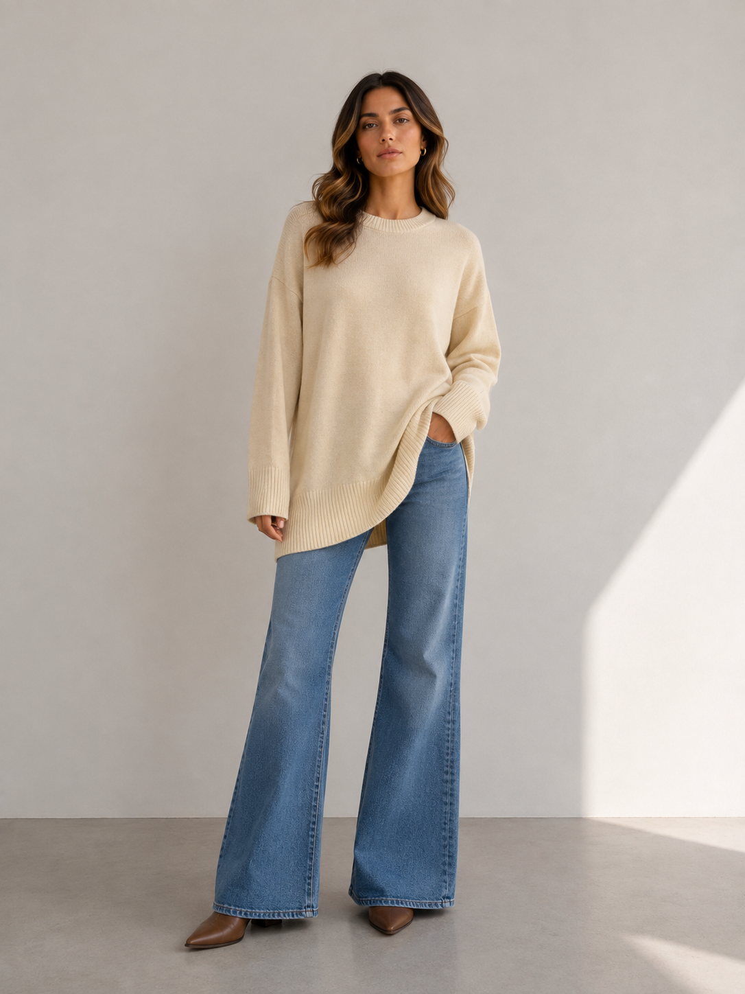 Long jumper - beige