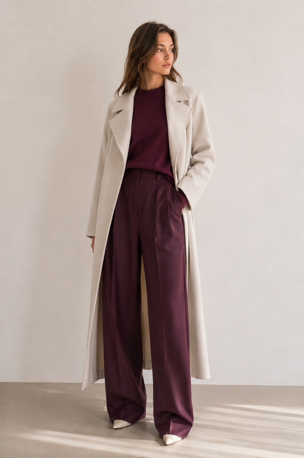 Soft Sweater - plum