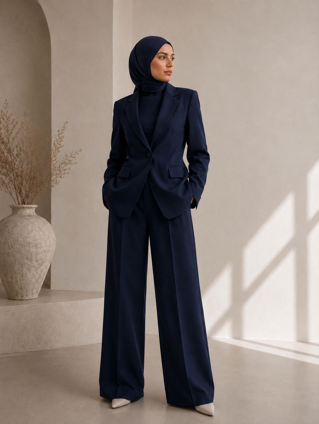 Navy suit
